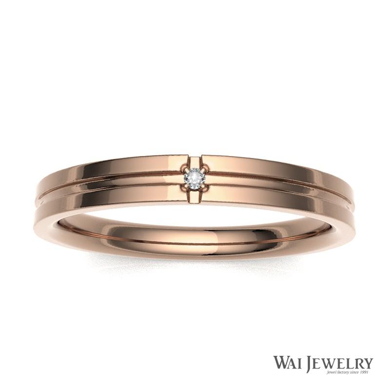 新入荷 結婚指輪 ピンクゴールド マリッジリング ダイヤモンド ペアリング 2本セット 指輪 K18PG 20代 30代 40代 【UOI1654720590】(60214円)