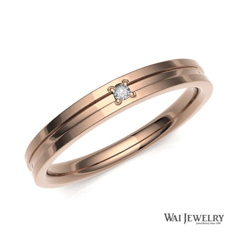 《送料込》 結婚指輪 ピンクゴールド マリッジリング ダイヤモンド ペアリング 2本セット 指輪 K18PG 20代 30代 40代 【TMF1865413992】(67881円)
