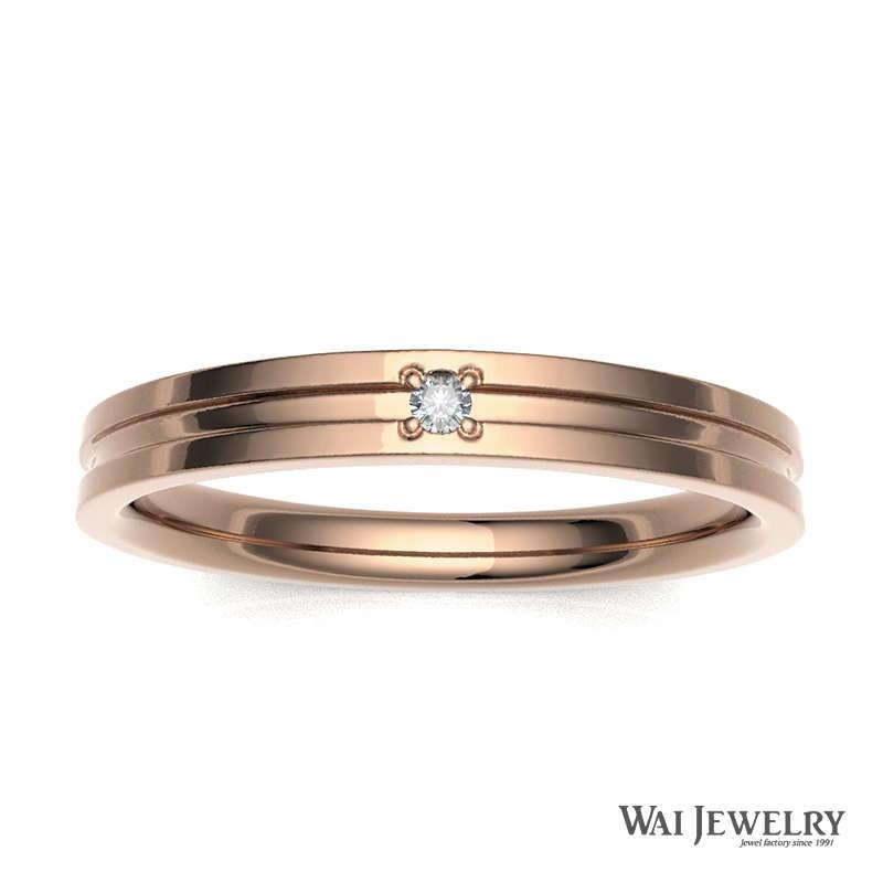 《送料込》 結婚指輪 ピンクゴールド マリッジリング ダイヤモンド ペアリング 2本セット 指輪 K18PG 20代 30代 40代 【TMF1865413992】(67881円)