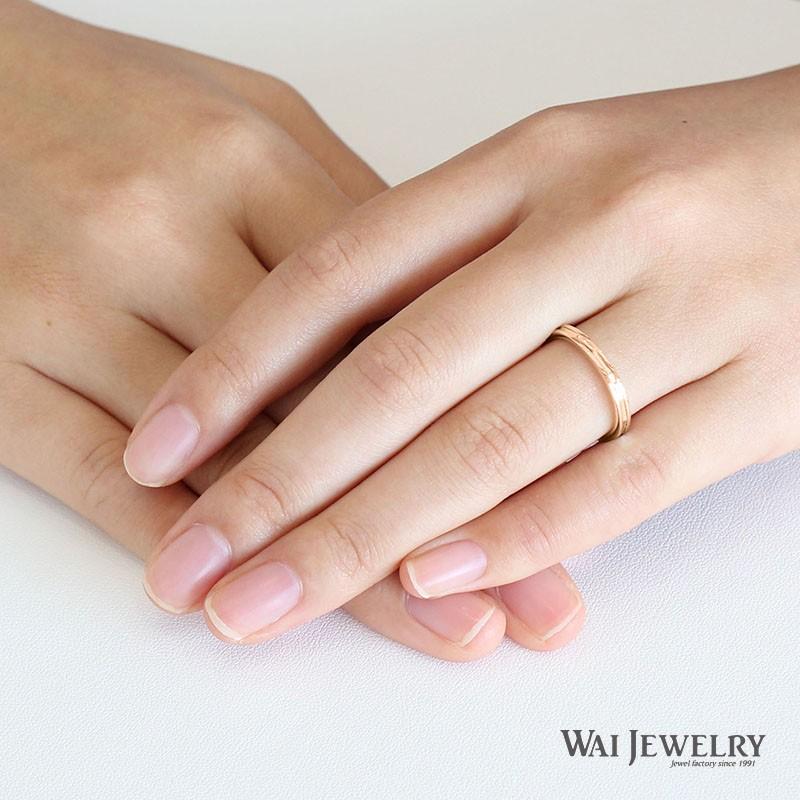 【極美品】 結婚指輪 ピンクゴールド マリッジリング ダイヤモンド ペアリング 2本セット 指輪 K18PG 20代 30代 40代 【S1426492848】(51909円)