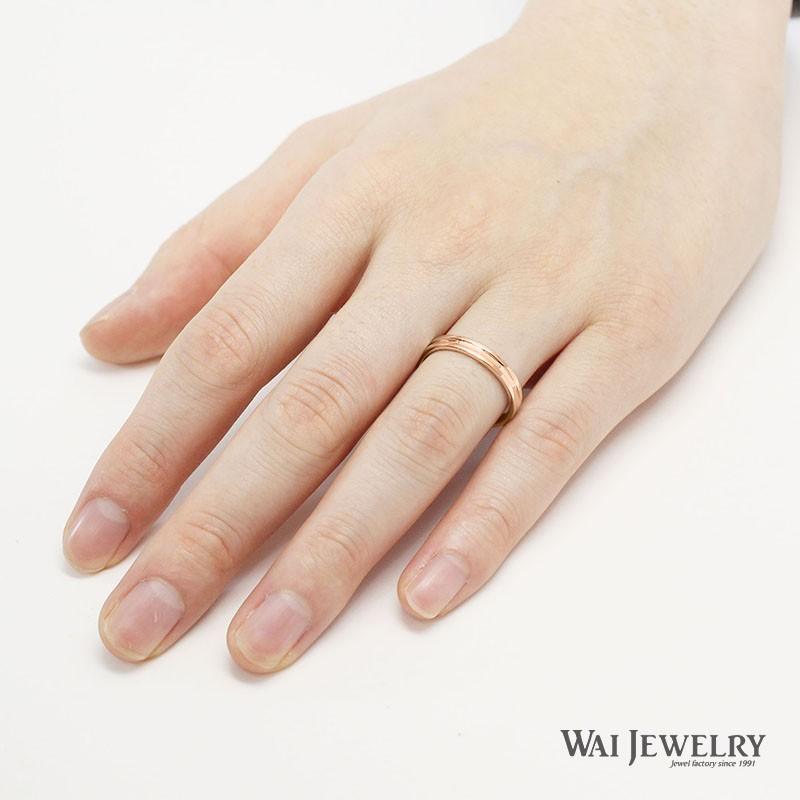 【極美品】 結婚指輪 ピンクゴールド マリッジリング ダイヤモンド ペアリング 2本セット 指輪 K18PG 20代 30代 40代 【S1426492848】(51909円)