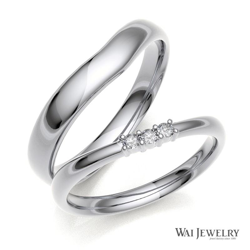新作からSALEアイテム等お得な商品満載 結婚指輪 ホワイトゴールド マリッジリング ダイヤモンド ペアリング 2本セット 指輪 K18WG, BON ETO Vikings fe5a7568