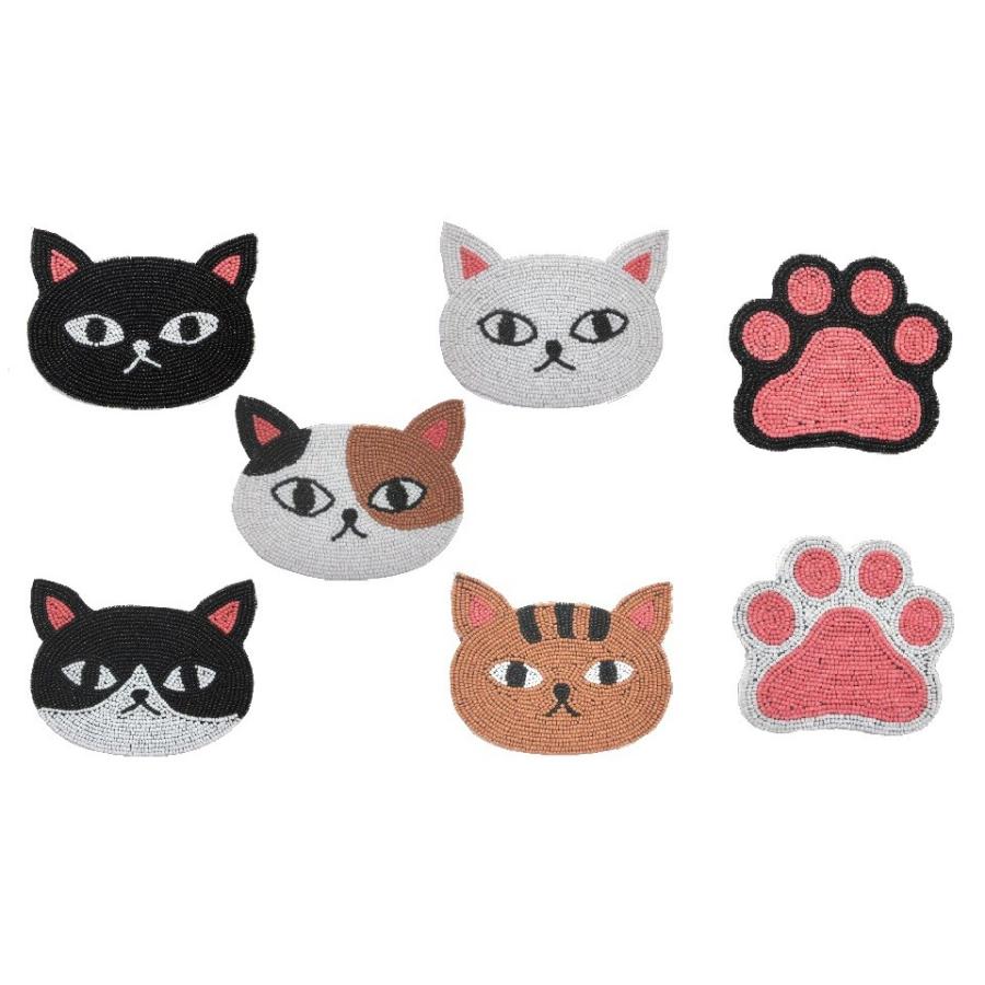 猫ビーズコースター豪華7点セット かわいい可愛い猫グッズねこ猫雑貨猫ギフト彼女母親ママ妻女性 ギフト 誕生日プレゼント Set Co Cat7 Waiji Market 通販 Yahoo ショッピング