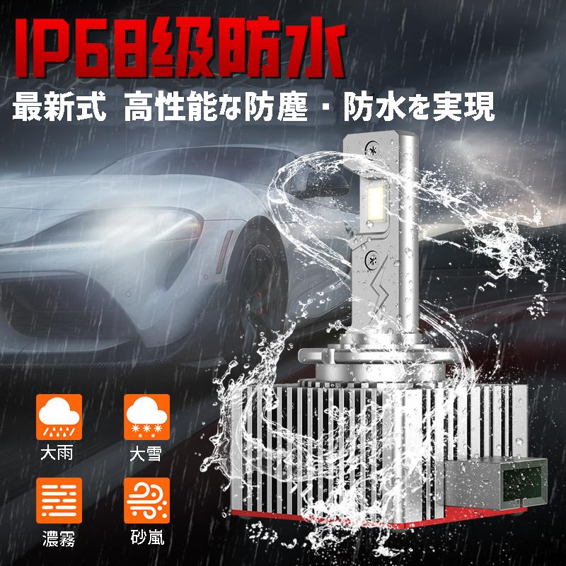 ギブリ LED ヘッドライト 6000K 2013年11月〜 純正 HID をLED化へ 簡単