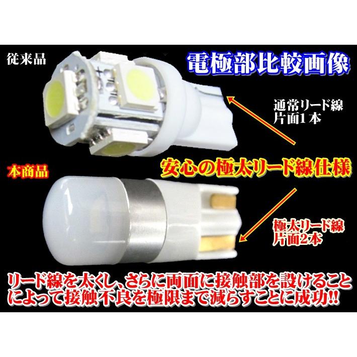 T10 LED  サンバー/ディアスワゴン TT#.TV#.TW# H17.11〜H24.03 用EV,12v,24v6500K スーパーホワイト｜waile｜05