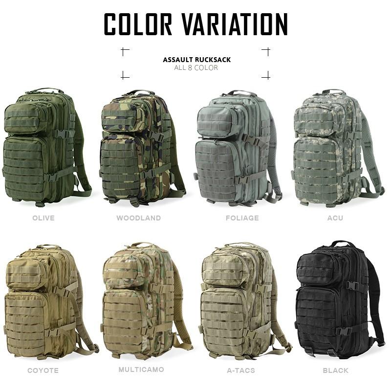 新品 米軍 アサルトリュックサック メンズ バッグ バックパック デイパック ミリタリー MOLLE モールシステム アメリカ軍【T】｜waiper｜28