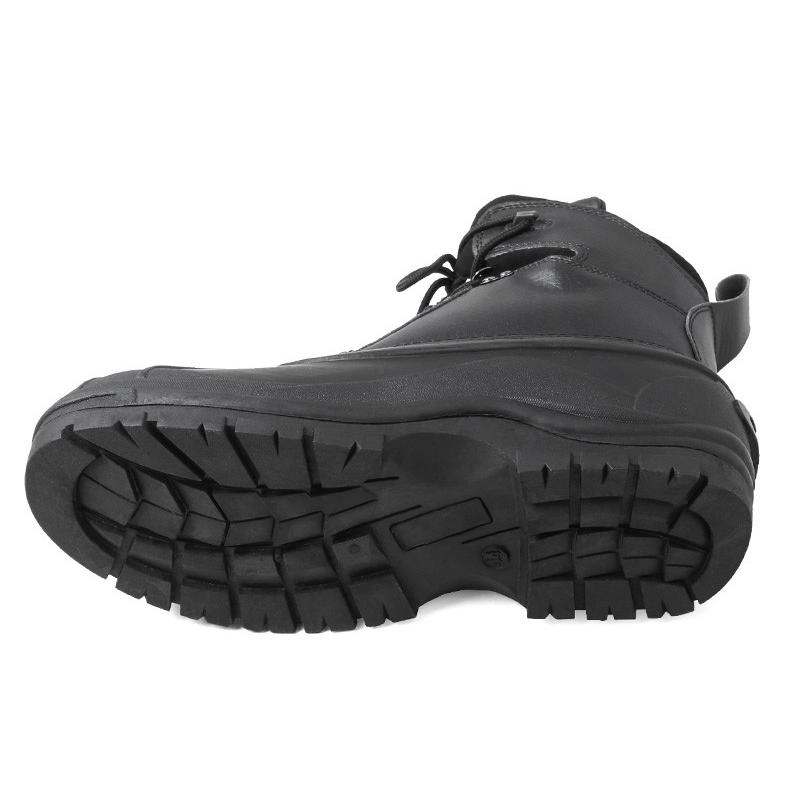 ミリタリーブーツ ブラック 27.5センチ アウトドアブーツ メンズ 登山 靴 ブーツ ミリタリーブーツ デザート