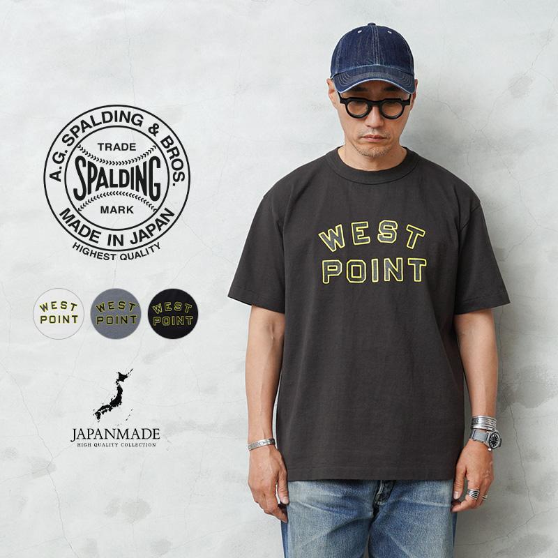 スポルディング ブロス Tシャツ 40 ブラック spalding bros A.G.SPALDING & BROS. A.G.SPALDING&BROS エージースポルディング