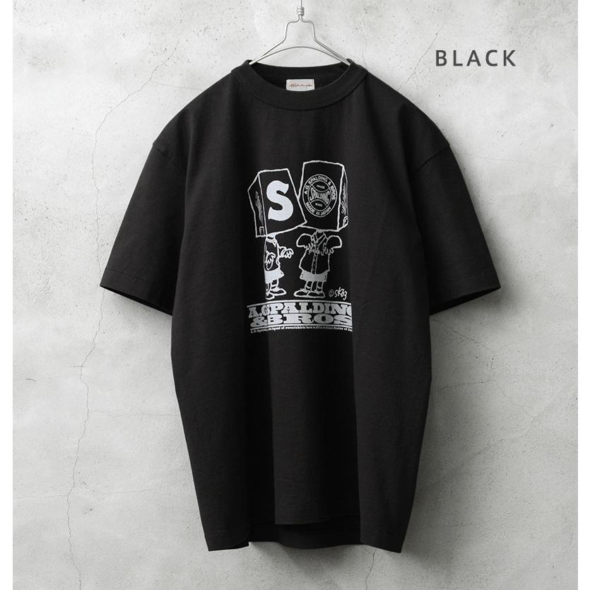 A.G.SPALDING&BROS エージースポルディング&ブロス SPL-AGS-251013 SKETCHBOOK3 S/S プリントTシャツ 日本製【クーポン対象外】【T】の画像