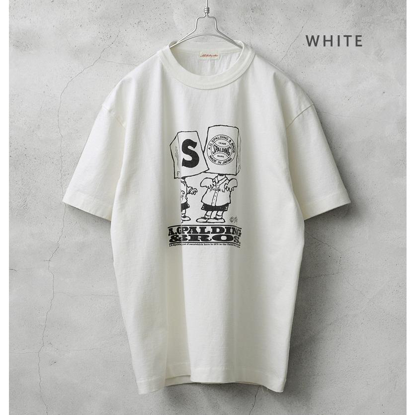A.G.SPALDING&BROS エージースポルディング&ブロス SPL-AGS-251013 SKETCHBOOK3 S/S プリントTシャツ 日本製【クーポン対象外】【T】の画像