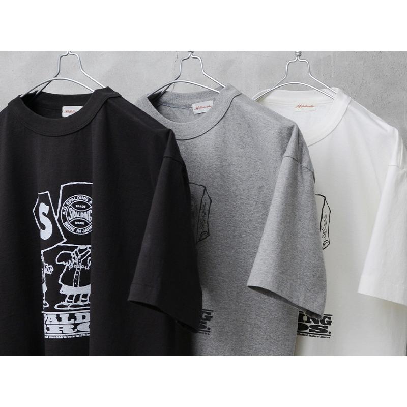 A.G.SPALDING&BROS エージースポルディング&ブロス SPL-AGS-251013 SKETCHBOOK3 S/S プリントTシャツ 日本製【クーポン対象外】【T】の画像