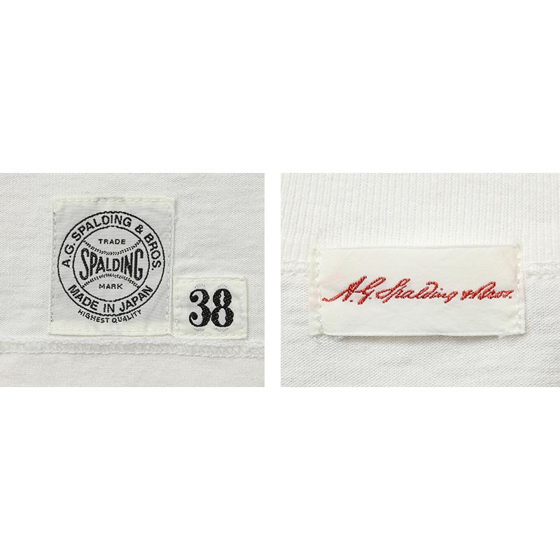 A.G.SPALDING&BROS エージースポルディング&ブロス SPL-AGS-261006 ARCHIVE S/S ロゴグラフィック Tシャツ 日本製【クーポン対象外】【T】の画像