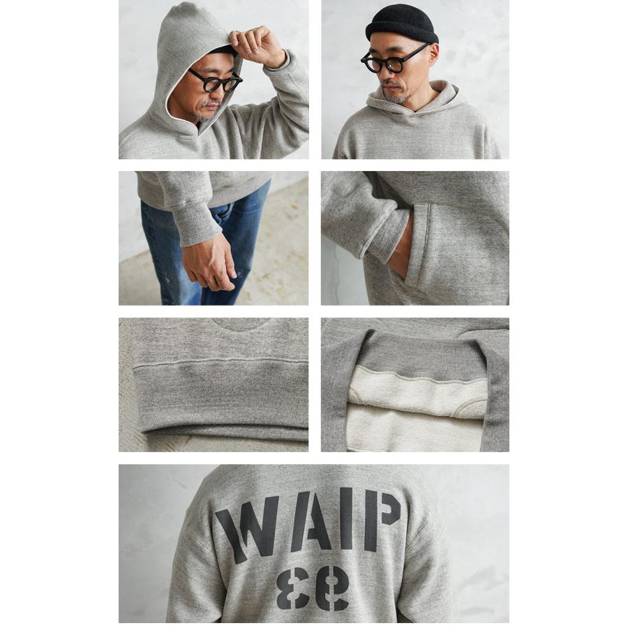 A.G.SPALDING&BROS SPL-WAP-251004 A.G.SPALDING&BROS×WAIPER シングル サイドライン コラボスウェットパーカー 日本製【クーポン対象外】【T】の画像