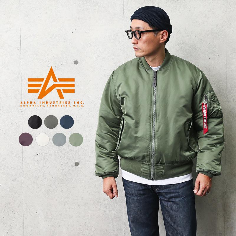 ALPHA INDUSTRIES アルファ フライトジャケット MA-1 - ダウンジャケット