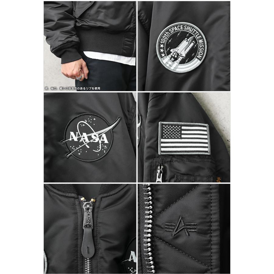 Alpha Industries ALPHA アルファ TA0167 NASA 100th MISSION MA Alpha Industries ALPHA アルファ TA0167 NASA 100th MISSION MA