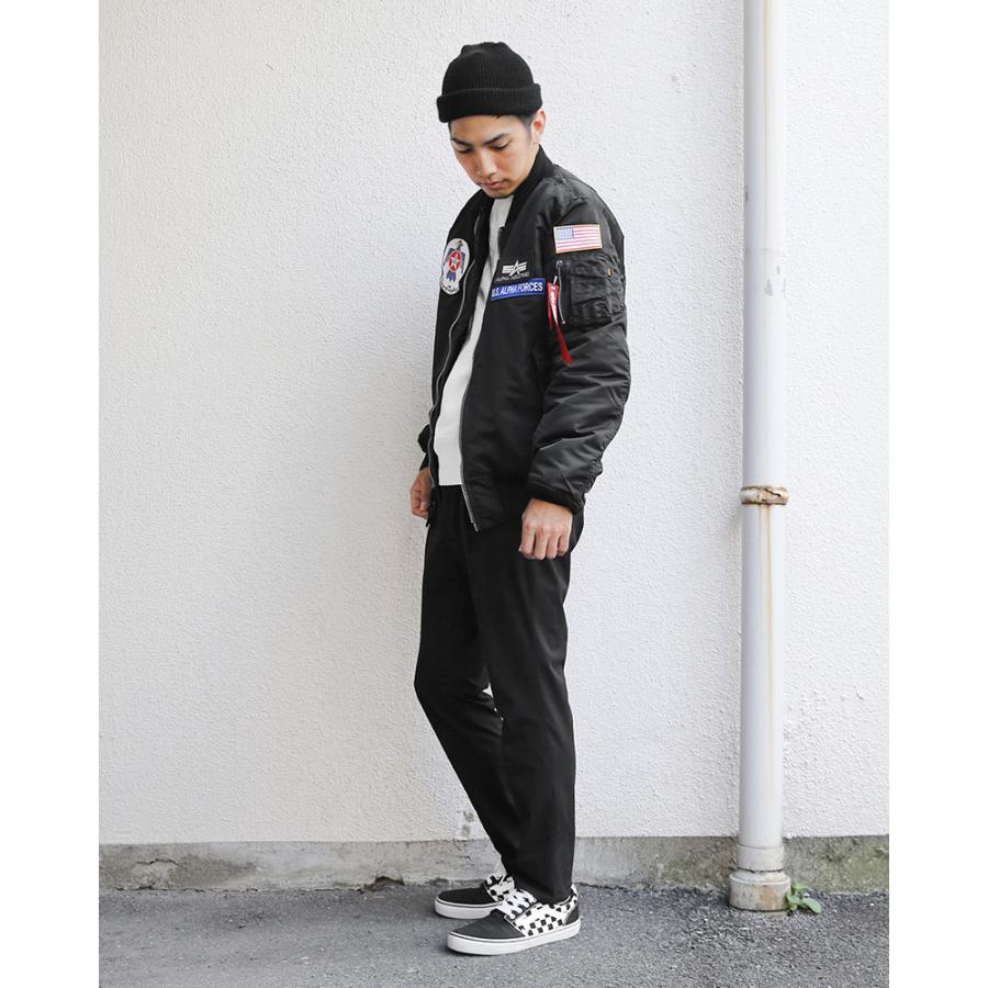 ALPHA アルファ TA0196 AIR CREW JAPAN FIT MA-1 ジャケット メンズ