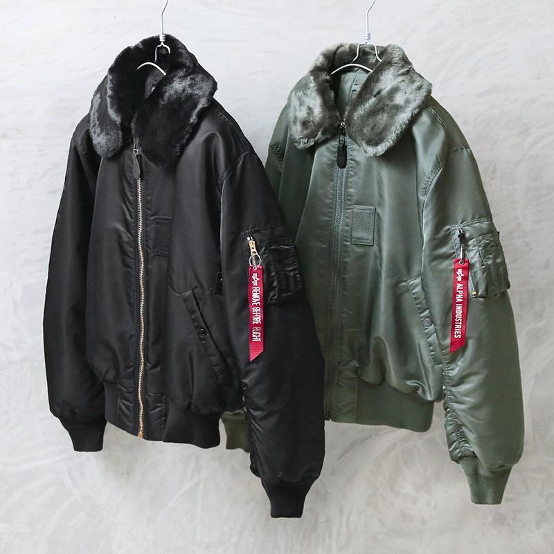 ALPHA アルファ TA0215 B-15 フライトジャケット DETACHABLE BOA 