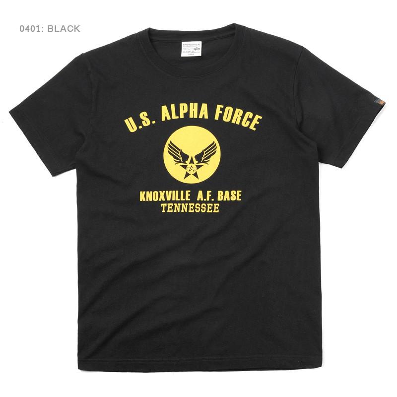 ALPHA アルファ TC1126 S/S プリント Tシャツ ALPHA FORCE メンズ エアーフォース ミリタリー 半袖 【クーポン対象外】 ブランド｜waiper｜05