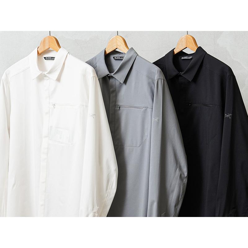ARC'TERYX  アークテリクス コンテンタ LS シャツ 美品 ARC'TERYX コンテンタ LS シャツ ロングシャツ S 黒 - メルカリ