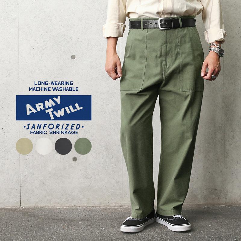 Army Twill アーミーツイル 21su5002 ファティーグパンツ ベイカーパンツ メンズ ミリタリーパンツ 軍パン バッグサテン ブランド クーポン対象外 T Armytwill 21su5002 ミリタリーショップwaiper 通販 Yahoo ショッピング