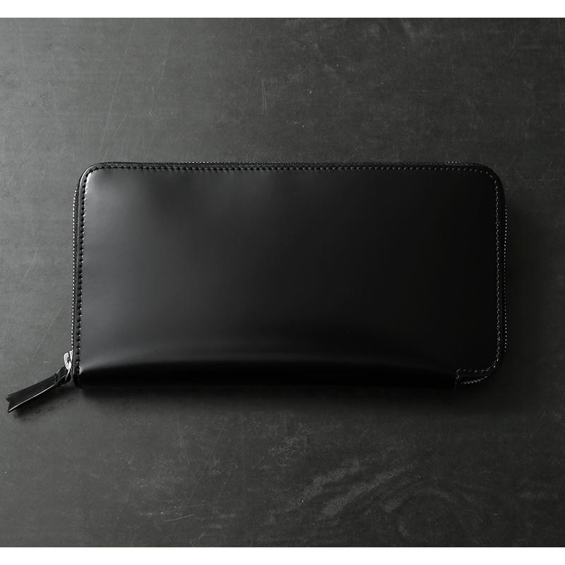 ARTS＆CRAFTS アーツアンドクラフツ 1201601 CORDOVAN コードバン ラウンドジップ ロングウォレット 日本製 長財布 本革 無地【T】【クーポン対象外】の画像