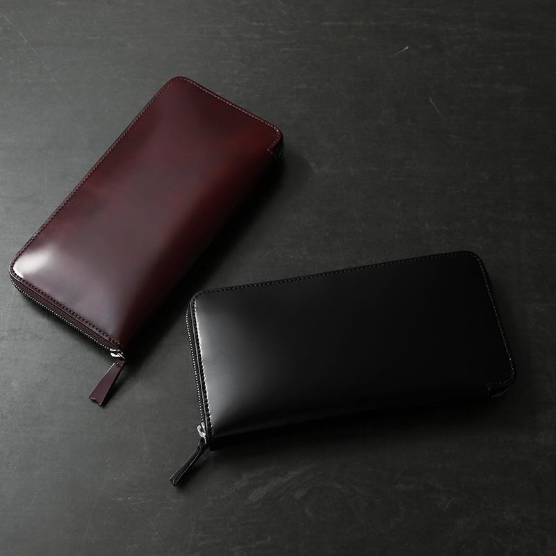 ARTS＆CRAFTS アーツアンドクラフツ 1201601 CORDOVAN コードバン ラウンドジップ ロングウォレット 日本製 長財布 本革 無地【T】【クーポン対象外】の画像