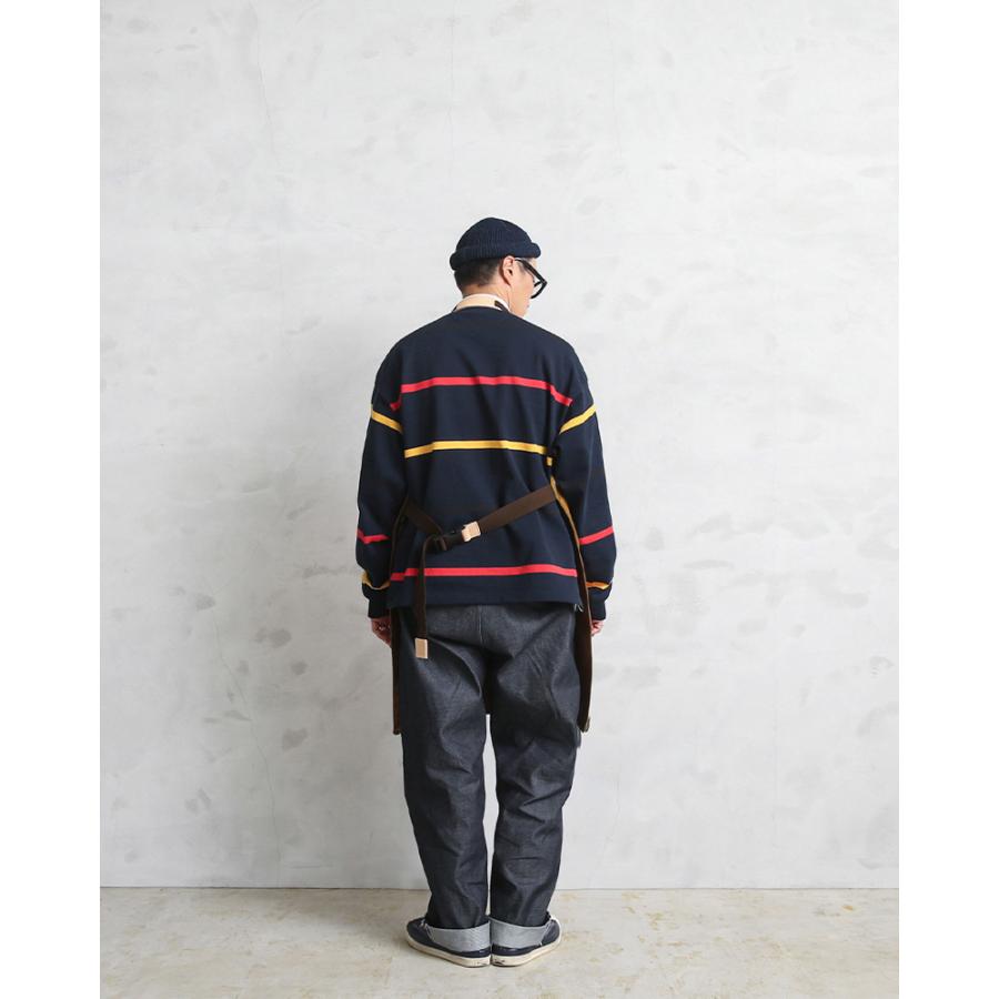 AS2OV アッソブ 011430 CANVAS APRON キャンバスエプロン 日本製