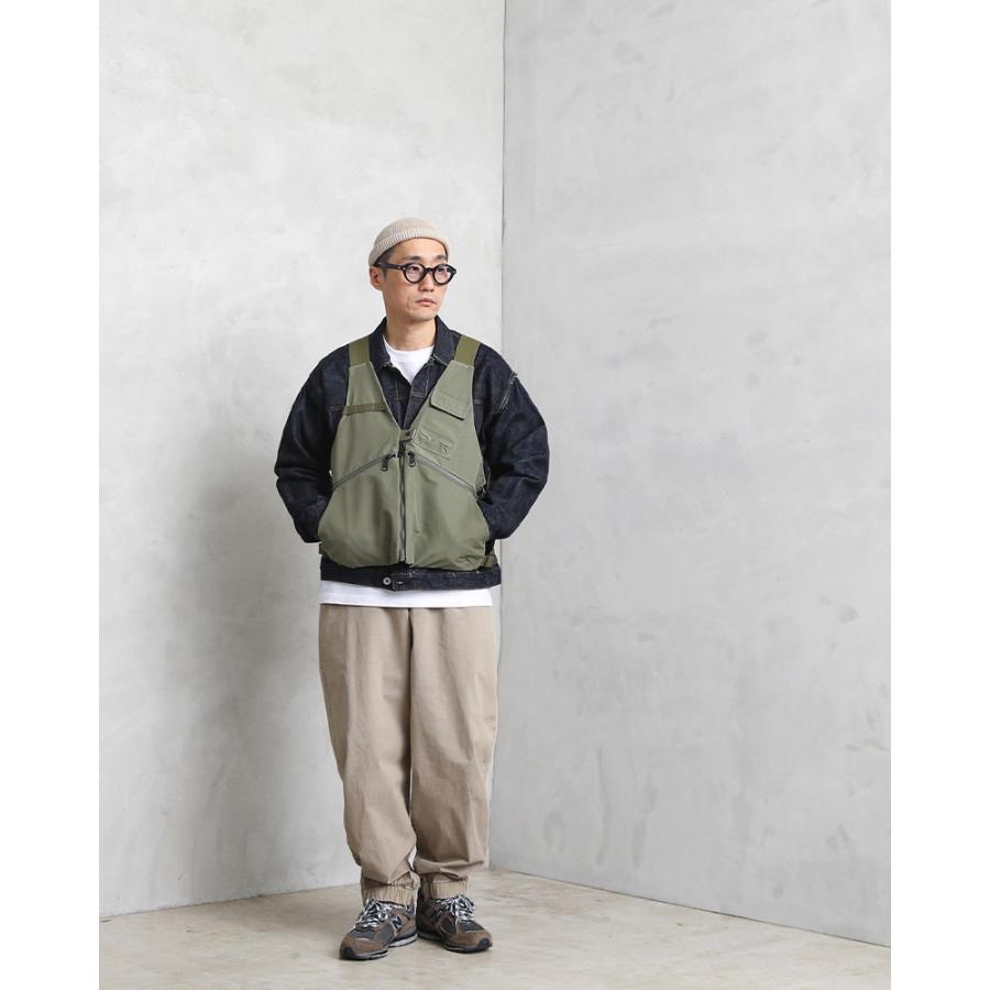 AS2OV アッソブ 011901 SHRINK NYLON CAMP VEST 3 キャンプ ベスト 