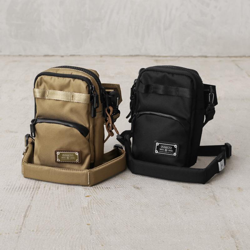 AS2OV アッソブ 062100 CORDURA DOBBY 305D WALLET SHOULDER AS2OV アッソブ 062100 CORDURA DOBBY 305D WALLET SHOULDER