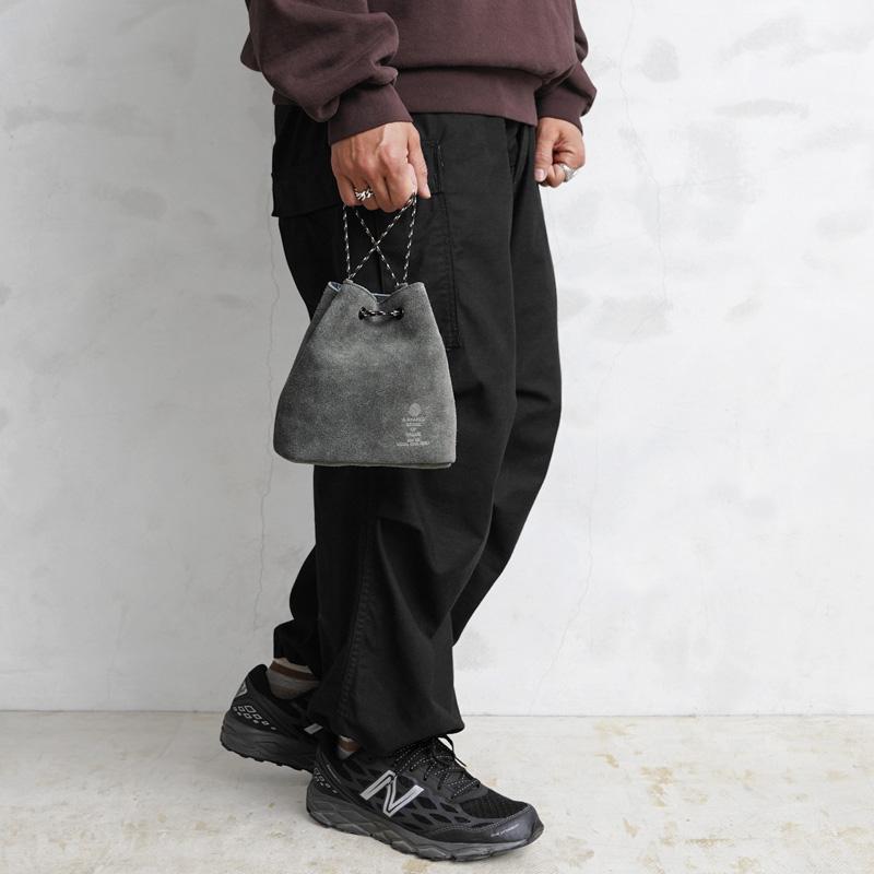 AS2OV アッソブ 091757 WATER PROOF SUEDE MINI DRAW STRING