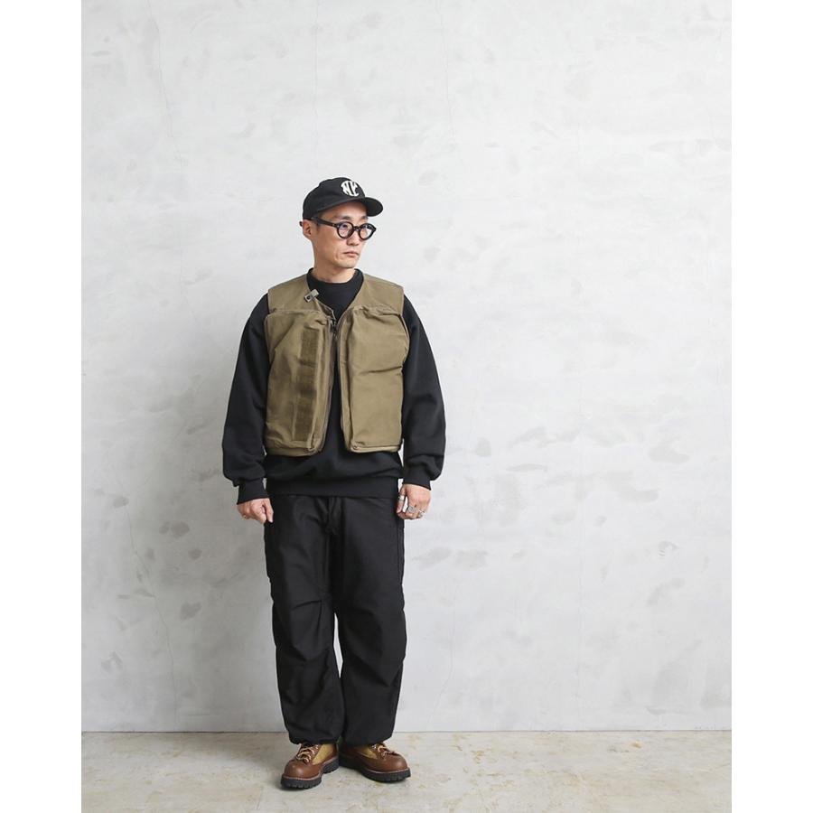 AS2OV Shrink Nylon Camp Vest 2 カーキ SHRINK NYLON CAMP VEST/GREENシュリンクナイロンキャンプベスト