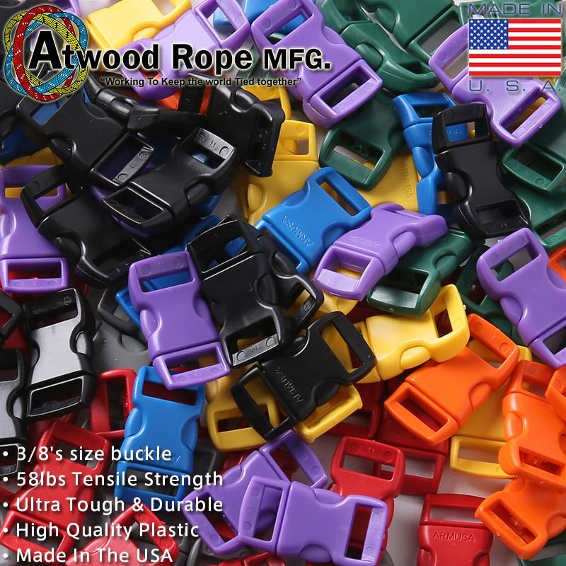 ATWOOD ROPE MFG. アトウッド・ロープ PARACORD バックル 8色