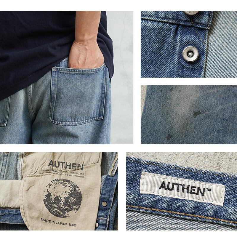 【期間限定オークション値下げ中】デニム カレンダー（97年） AUTHEN オーセン AUT-077-002 VINTAGE WIDE LEG デニムパンツ USED加工
