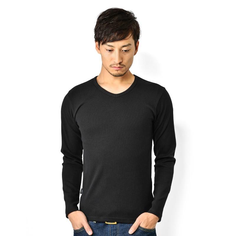 AVIREX アビレックス Tシャツ 長袖 Vネック メンズ ロンT 6153480 無地 ブランド 送料無料【7835930005】【クーポン対象外】【T】｜waiper｜21