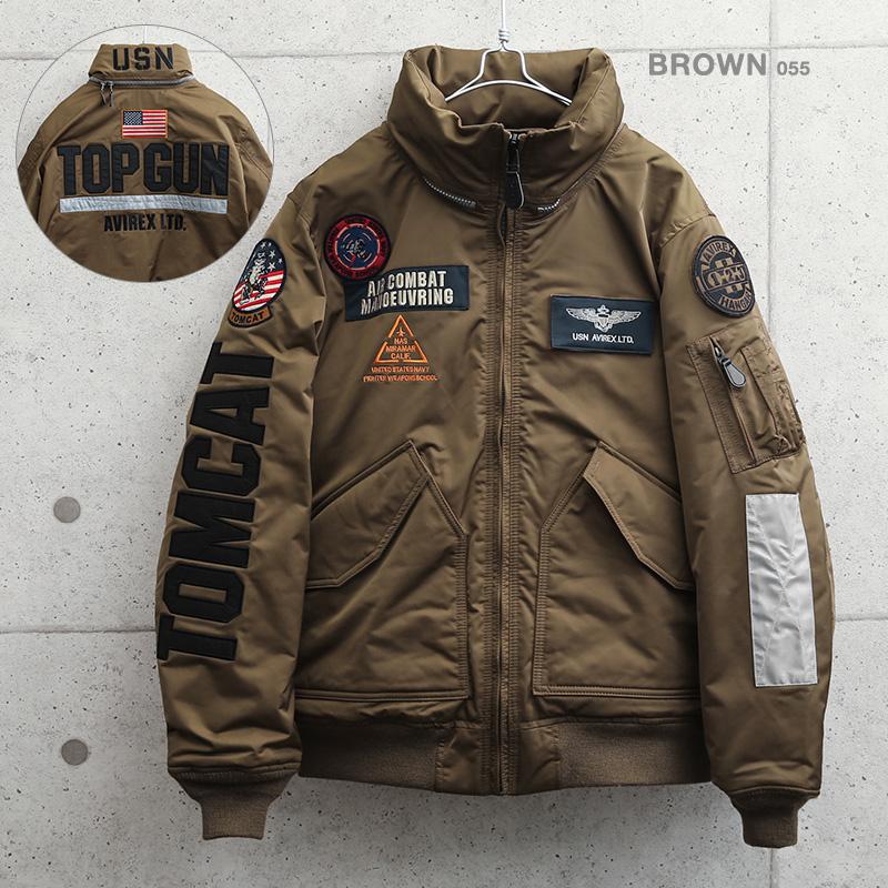 Avirex アビレックス Top Gun Cwu カスタム フライトジャケット メンズ トップガン ミリタリー ブランド クーポン対象外 T Avirex ミリタリーショップwaiper 通販 Yahoo ショッピング