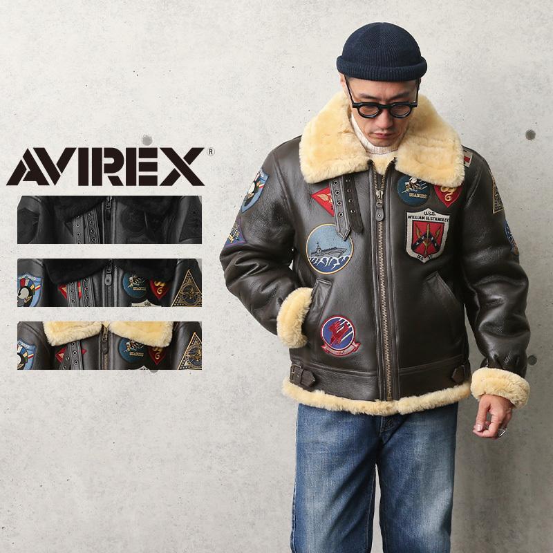 AVIREX アビレックス 6111040 TOP GUN B-3 フライトジャケット 革