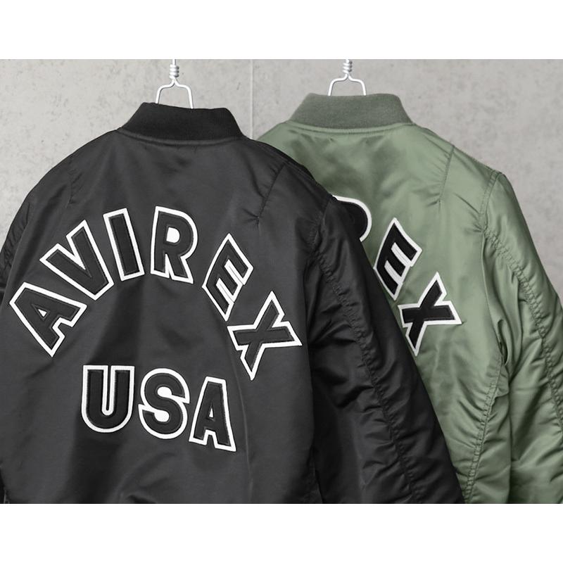 AVIREX アビレックス 6202051 レディース COMMERCIAL LOGO MA-1 AVIREX アビレックス 6202051 レディース COMMERCIAL LOGO MA-1