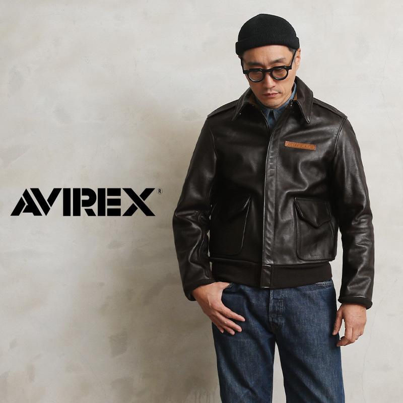 AVIREX アヴィレックス A-2 フライトジャケットレザージャケット-