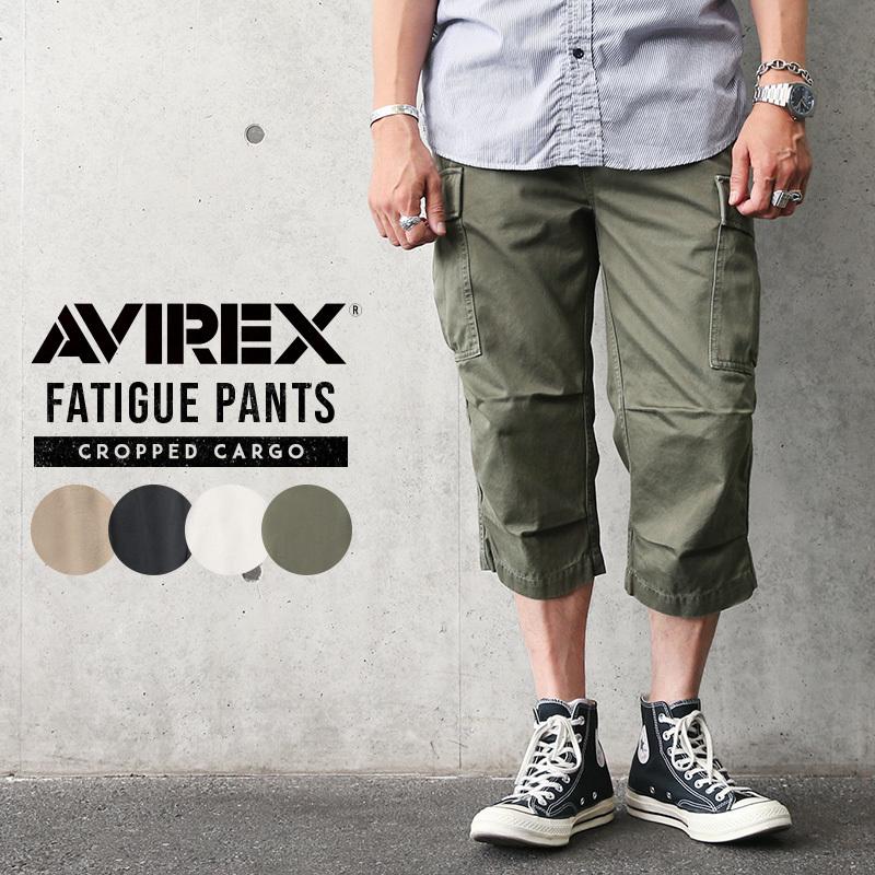 AVIREX アビレックス 6166114 FATIGUE CROPPED PANTS AVIREX アビレックス 6166114 FATIGUE CROPPED PANTS