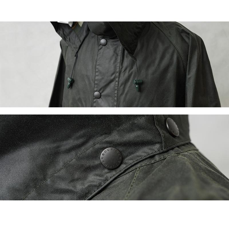 【最終値下】バブアー フード ワックス ブラック 3ワラント Barbour バブアー ビデイル ワックスド コットン フード 全3色