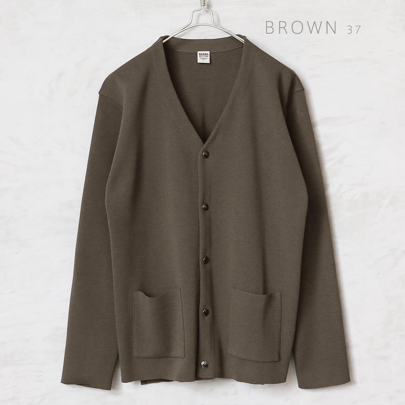 BARNS OUTFITTERS バーンズ BR-22337 MILANORIB カーディガン