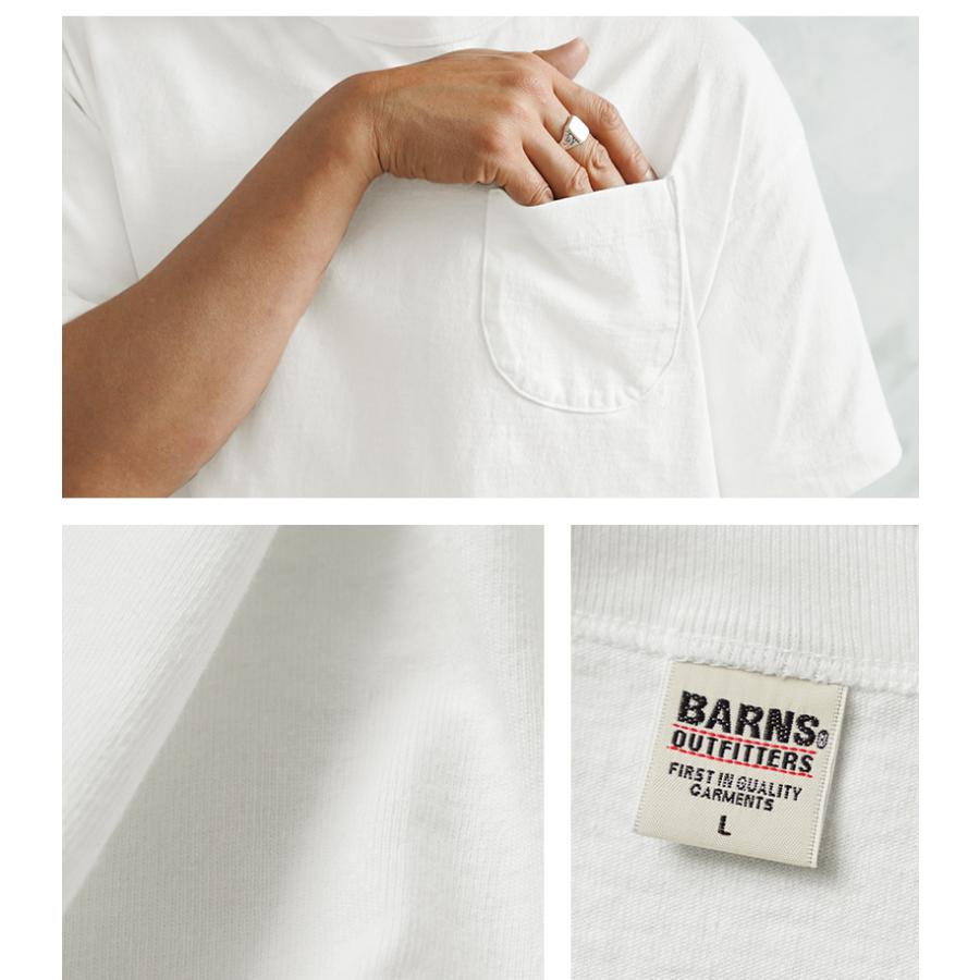 WAIPER×BARNS OUTFITTERS ポケットTシャツ L BARNS OUTFITTERS（バーンズ アウトフィッターズ） WAIPER×BARNS