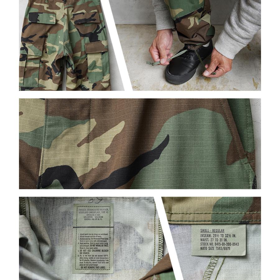 実物 新品 デッドストック 米軍 BDU WOODLAND CAMO カーゴパンツ メンズ 軍パン 軍モノ アメリカ軍 ウッドランド 古着 迷彩柄【クーポン対象外】【I】｜waiper｜10