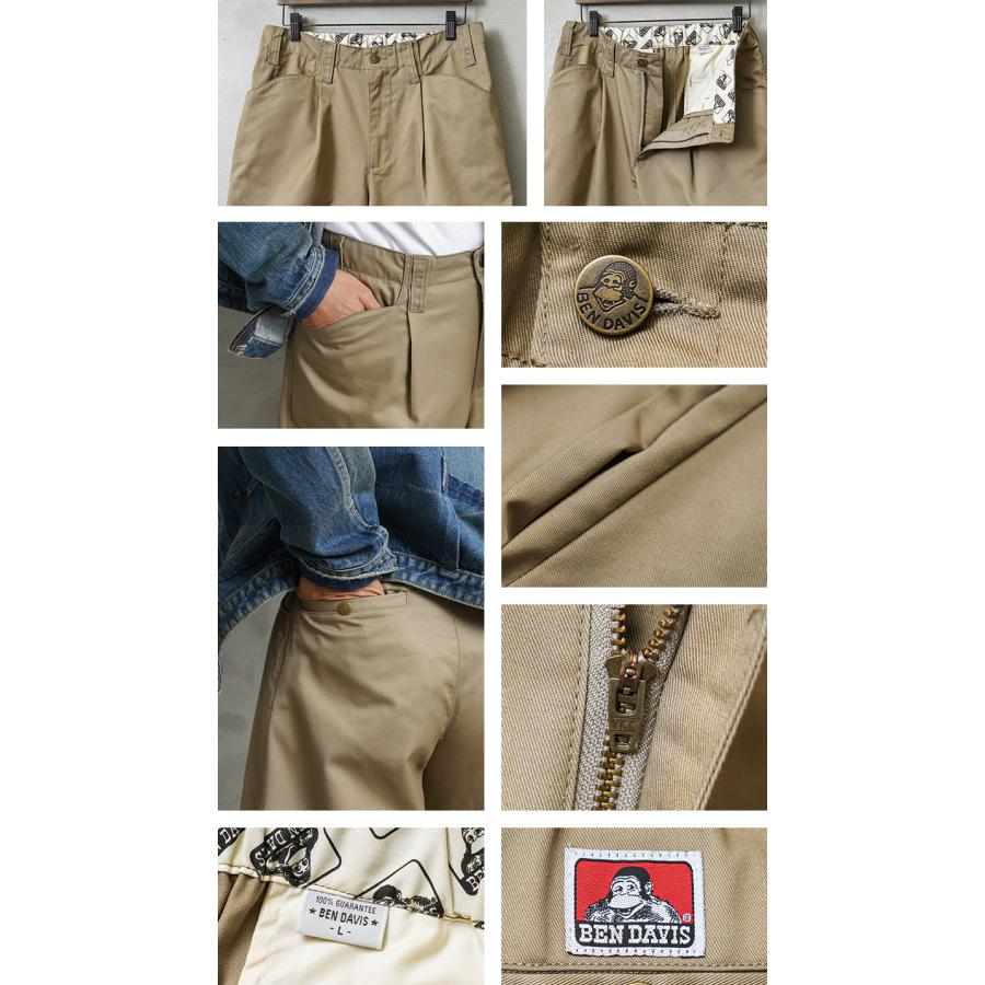 BEN DAVIS（ベンデイビス） ND-26380038 CURVE BAGGY WORK PANTS