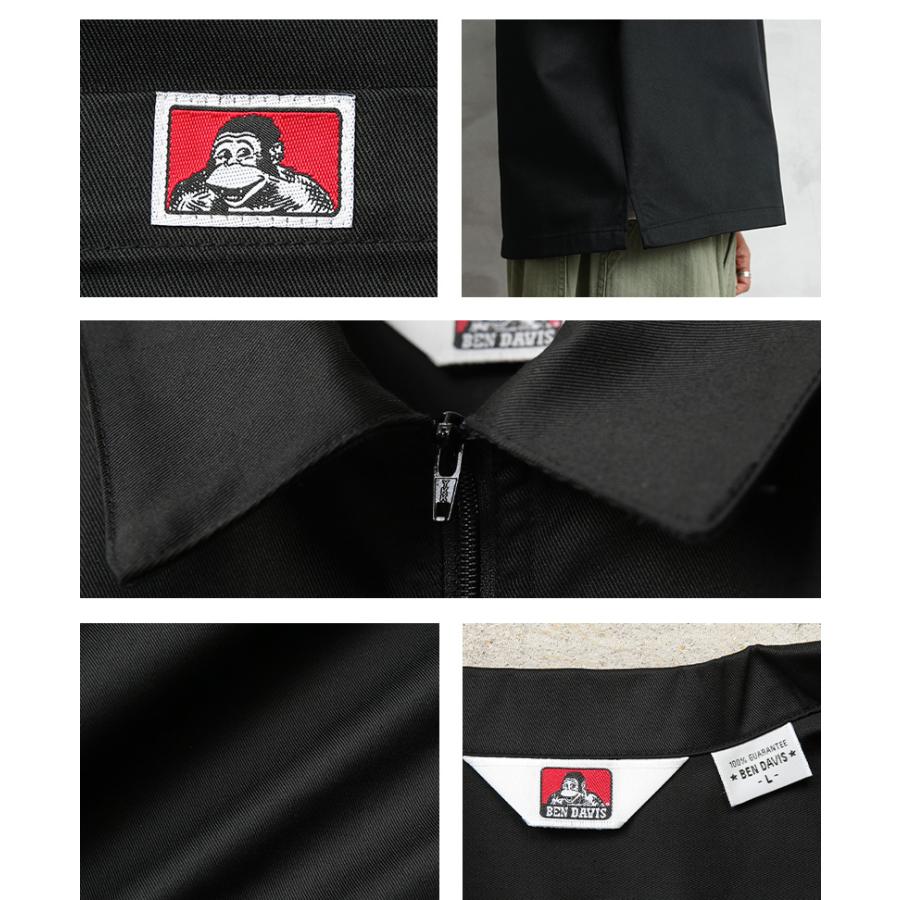 BEN DAVIS（ベンデイビス） ND-26580025 1/2 ZIP S/S SHIRT ハーフ