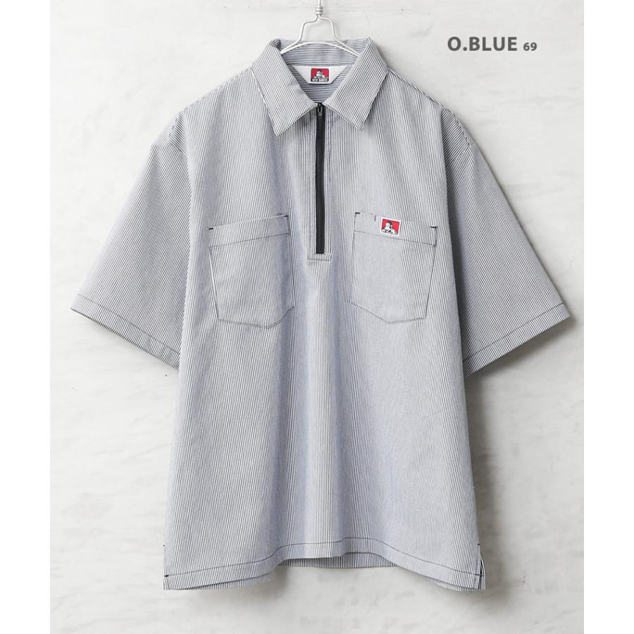 BEN DAVIS（ベンデイビス） ND-26580025 1/2 ZIP S/S SHIRT ハーフ