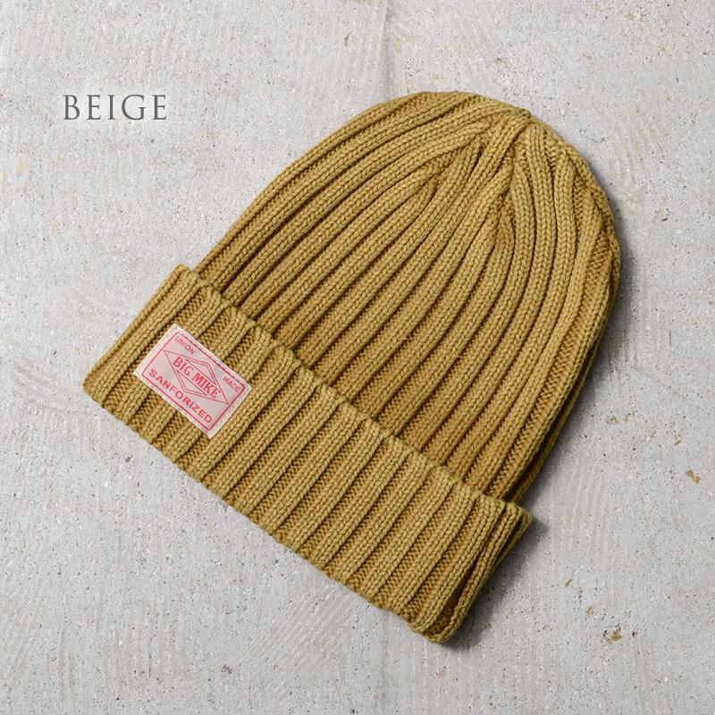 BIG MIKE（ビッグマイク） 102014000 Pigment Cotton Knit Watch Cap
