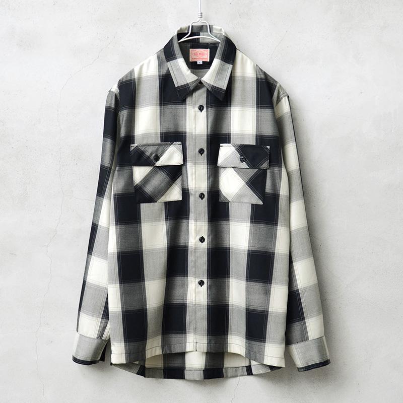 美品 BIG MIKE オンブレチェック M シャドーチェック ボード