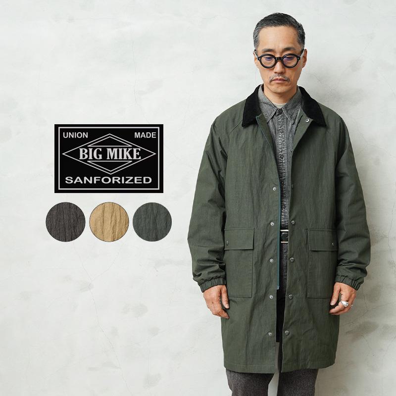BIG MIKE ビッグマイク 102546300 ピグメント ロング コーチ ジャケット【Cx】【T】 BIG MIKE（ビッグマイク） 102546300 ピグメント ロング コーチ
