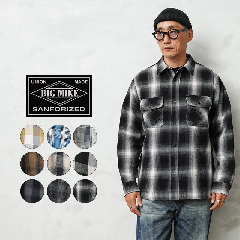 BIG MIKE（ビッグマイク） Heavy Flannel Shirts ヘビー フランネル L